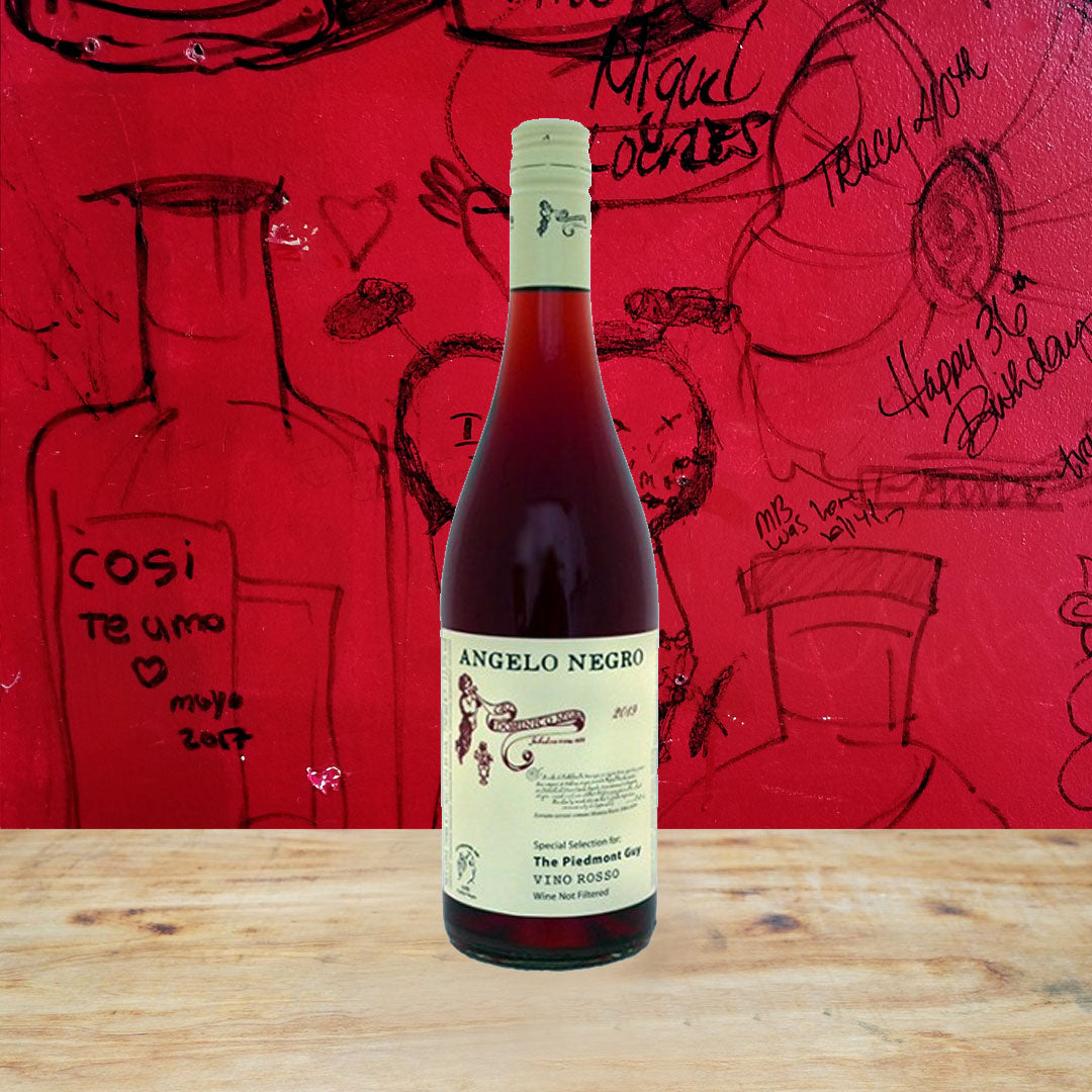2019 ANGELO NEGRO UNFILTERED ROSSO, PIEMONT ITALY (NATURAL WINE)-Happy Wine Calle Ocho