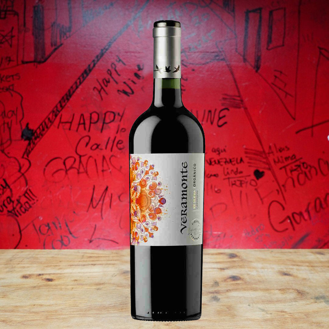 2019 VERAMONTE CARMENERE ORGANIC, COLCHAGUA VALLEY CHILE-Happy Wine Calle Ocho