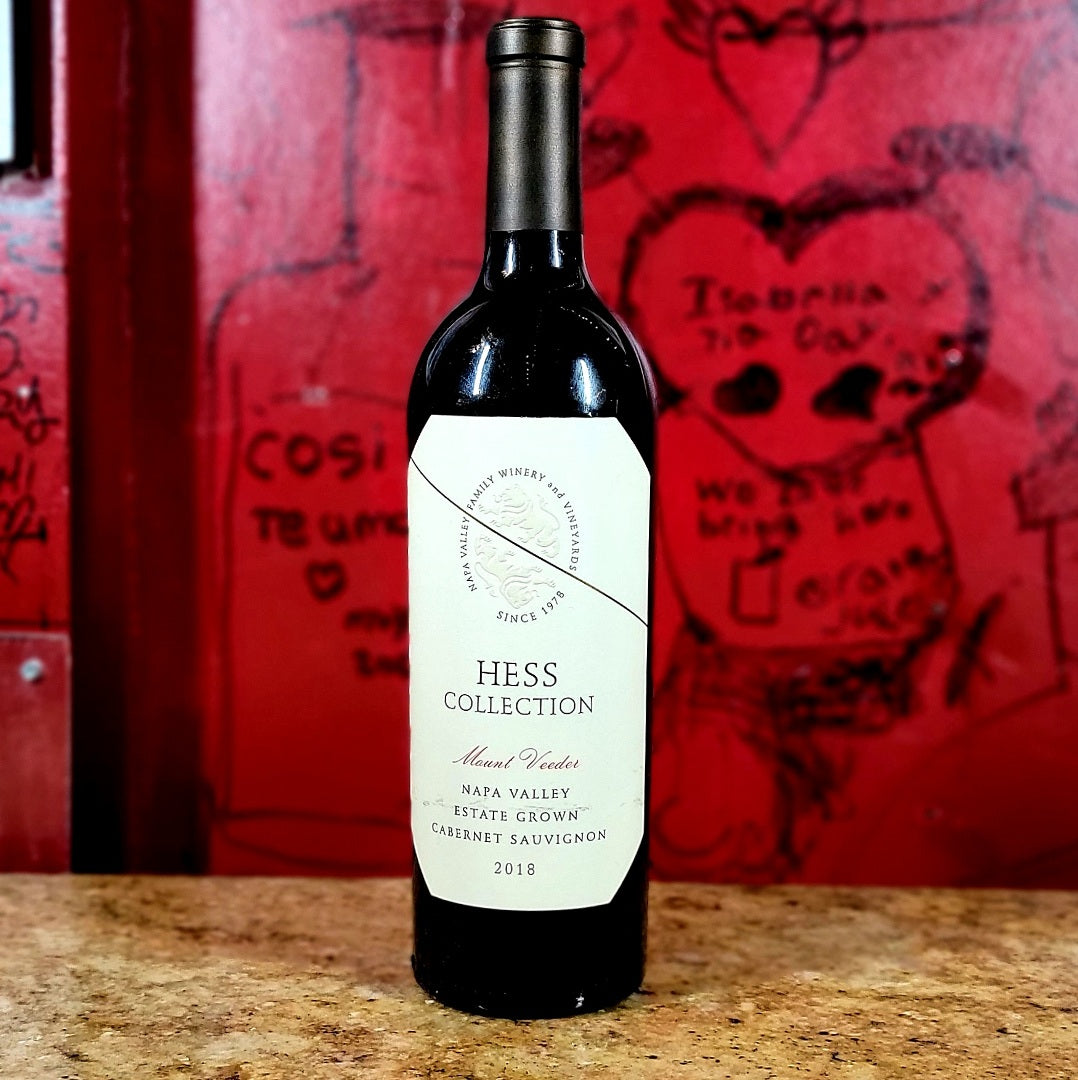 2018 HESS COLLECTION MOUNT VEEDER CABERNET SAUVIGNON, NAPA VALLEY CALIFORNIA-Happy Wine Calle Ocho