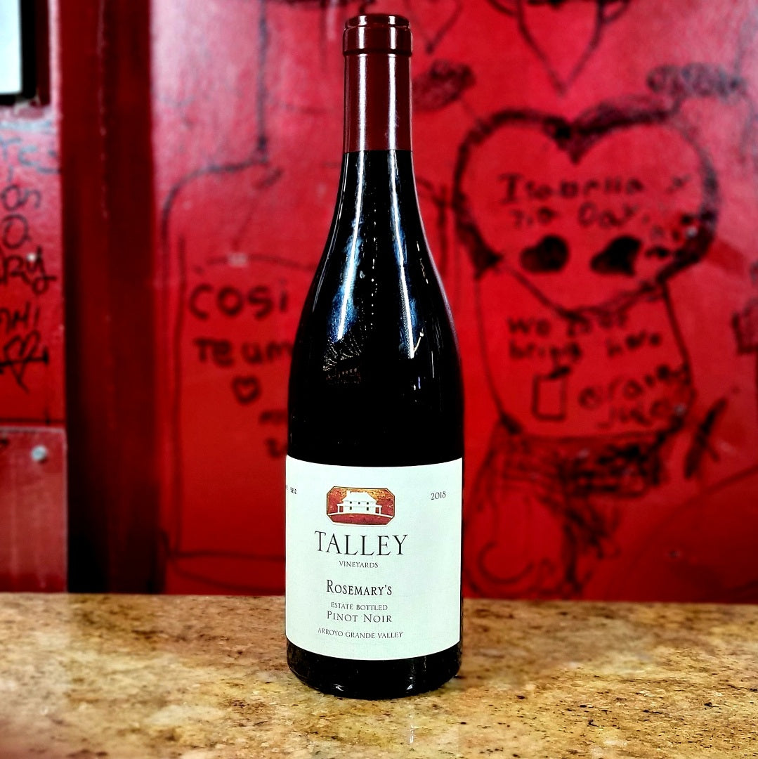 2018 TALLEY VINEYARDS ROSEMARY'S PINOT NOIR ESTATE BOTTLE, ARROYO GRANDE VALLEY CALIFORNIA-Happy Wine Calle Ocho