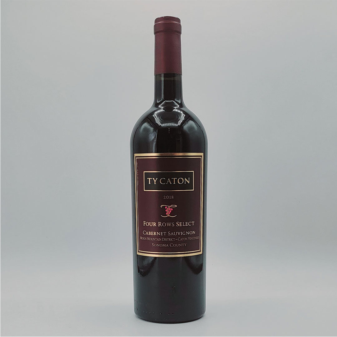 2018 TY CATON FOUR ROWS SELECT CABERNET SAUVIGNON, MOON MOUNTAIN DISTRIC-CATON VINEYARD SONOMA COUNTY-Happy Wine Calle Ocho