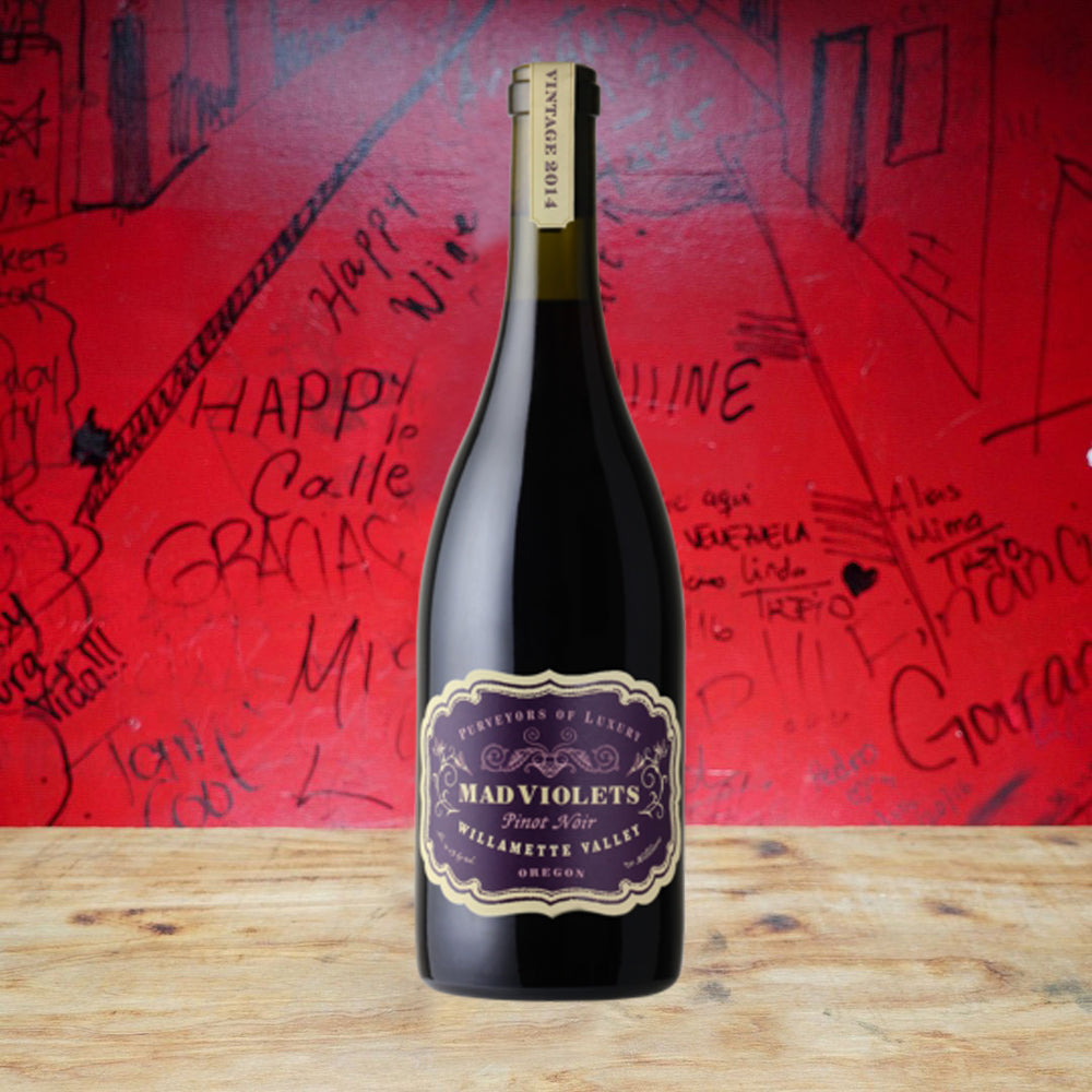 2015 MAD VIOLETS PINOT NOIR, WILLAMETTE VALLEY OREGON-Happy Wine Calle Ocho