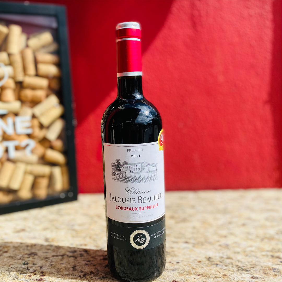2018 CHATEAU JALOUSIE BEAULIEU, BORDEAUX SUPERIEUR FRANCE-Happy Wine Calle Ocho
