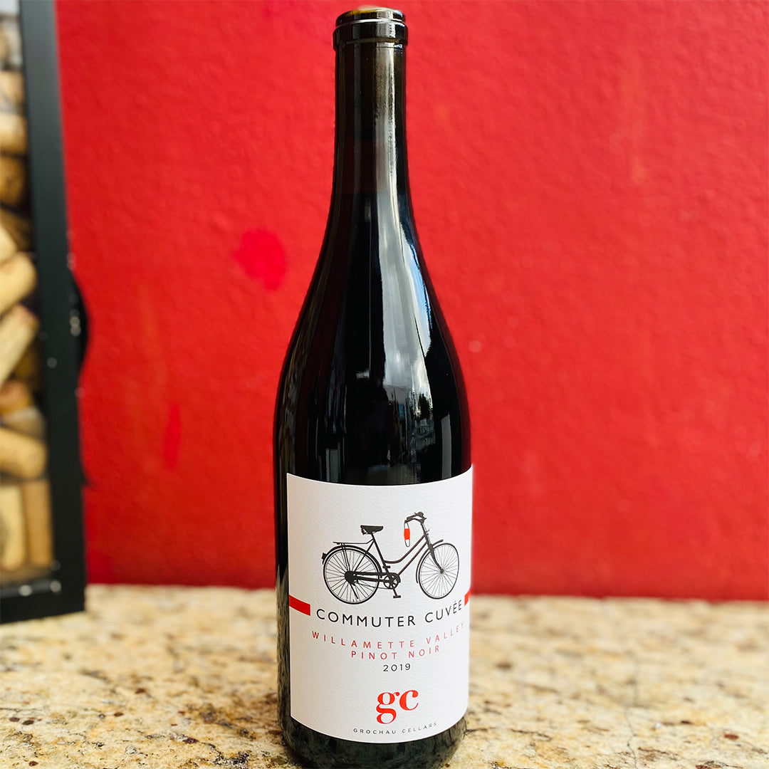 2019 GROCHAU CELLARS PINOT NOIR COMMUTER CUVEE, WILLAMETTE VALLEY OREGON-Happy Wine Calle Ocho