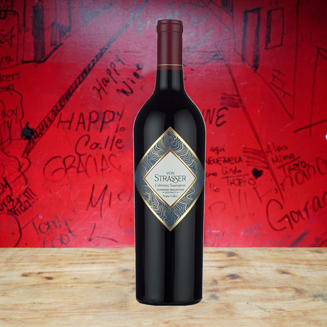 2018 VON STRASSER CABERNET SAUVIGNON DIAMOND MOUNTAIN, NAPA VALLEY CALIFORNIA-Happy Wine Calle Ocho
