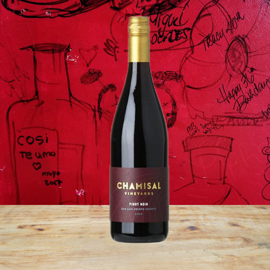 2019 CHAMIZAL PINOT NOIR, SAN LUIS OBISPO COUNTY CALIFORNIA-Happy Wine Calle Ocho