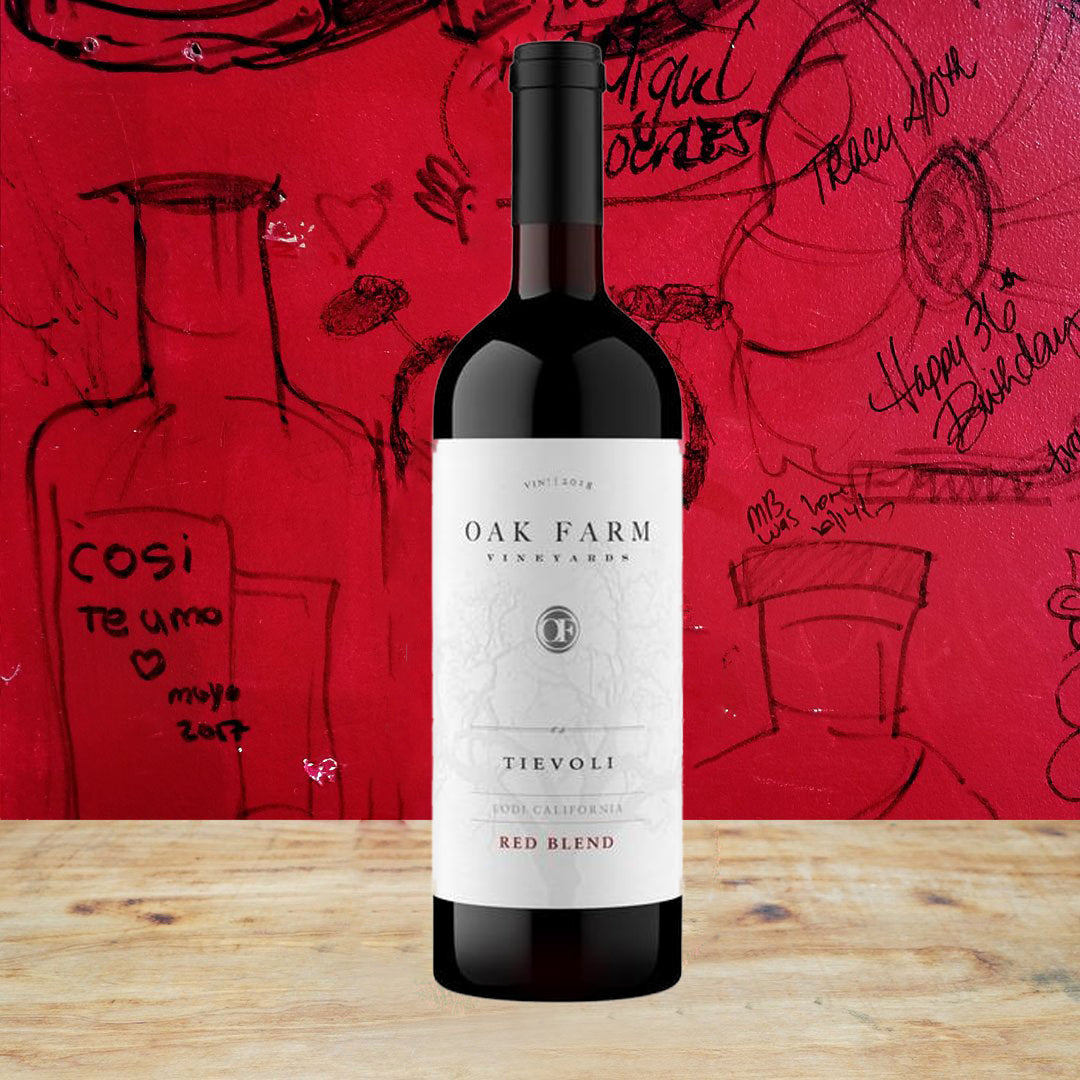 2018 OAK FARM TIEVOLI RED BLEND, LODI CALIFORNIA-Happy Wine Calle Ocho