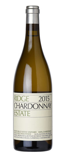 2015 RIDGE CHARDONNAY ESTATE, SANTA CRUZ MOUNTAINS, CALIFORNIA-Happy Wine Calle Ocho