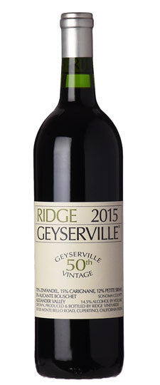2015 RIDGE, GEYSERVILLE, RED BLEND, ALEXANDER VALLEY, CALIFORNIA-Happy Wine Calle Ocho