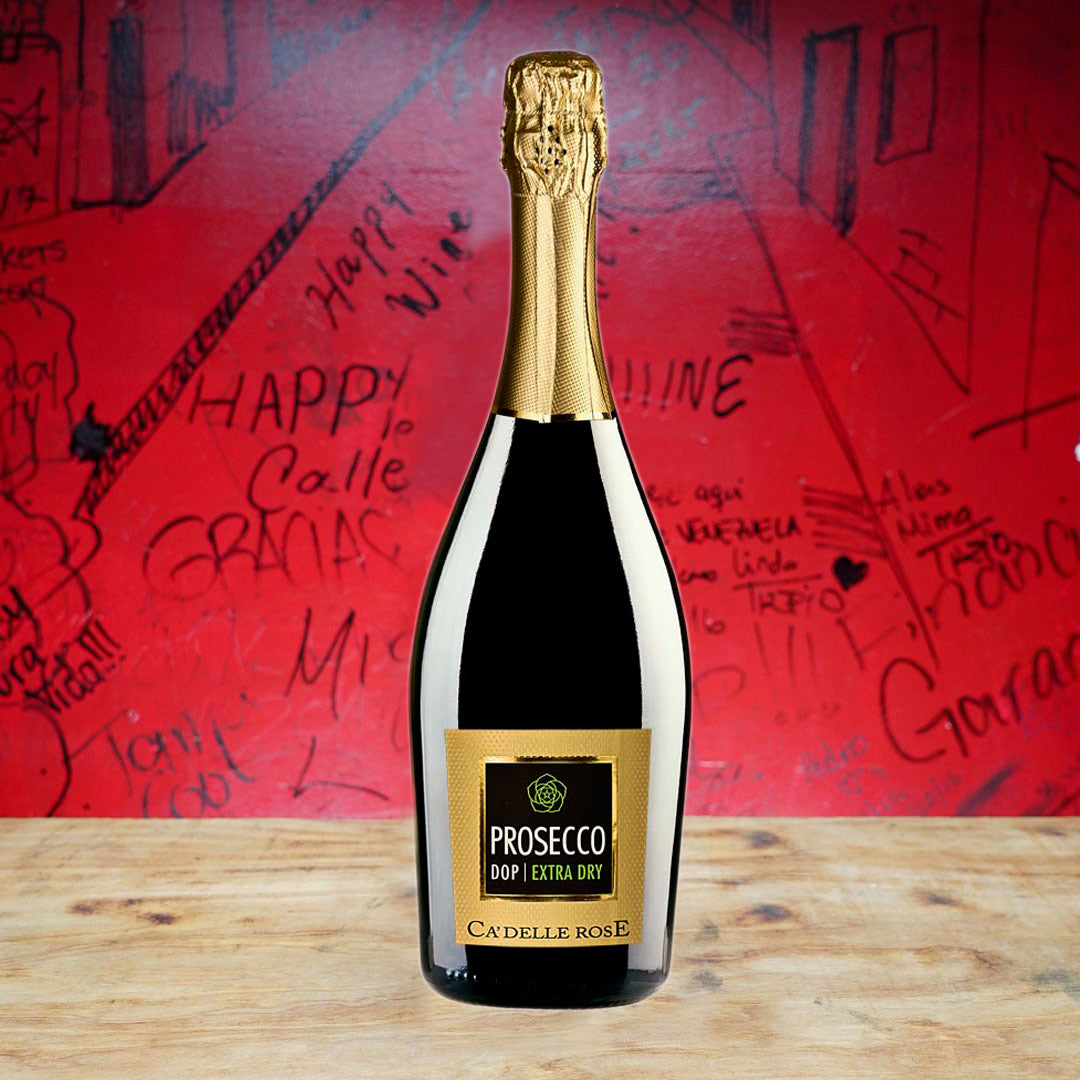 CA'DELLE ROSE PROSECCO DOP EXTRA DRY, ITALY-Happy Wine Calle Ocho
