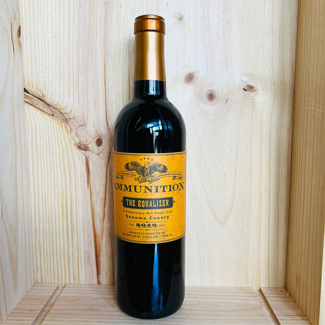 2019 AMMUNITION THE EQUALIZE RED BLEND, SONOMA COUNTY CALIFORNIA-Happy Wine Calle Ocho