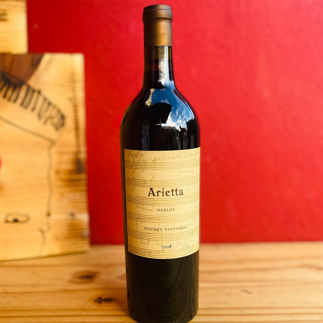 2018 ARIETTA MERLOT HUDSON VINEYARD, NAPA VALLEY CALIFORNIA-Happy Wine Calle Ocho