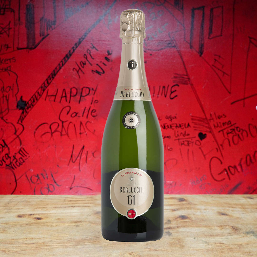 BERLUCCHI '61 BRUT FRANCIACORTA, ITALY-Happy Wine Calle Ocho