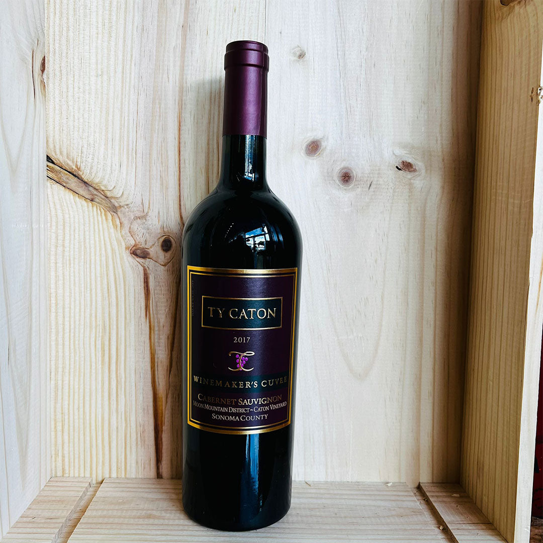 2017 TY CATON CABERNET SAUVIGNON WINEMAKERS CUVEE, MOON MOUNTAIN DISTRICT SONOMA COUNTY CALIFORNIA-Happy Wine Calle Ocho