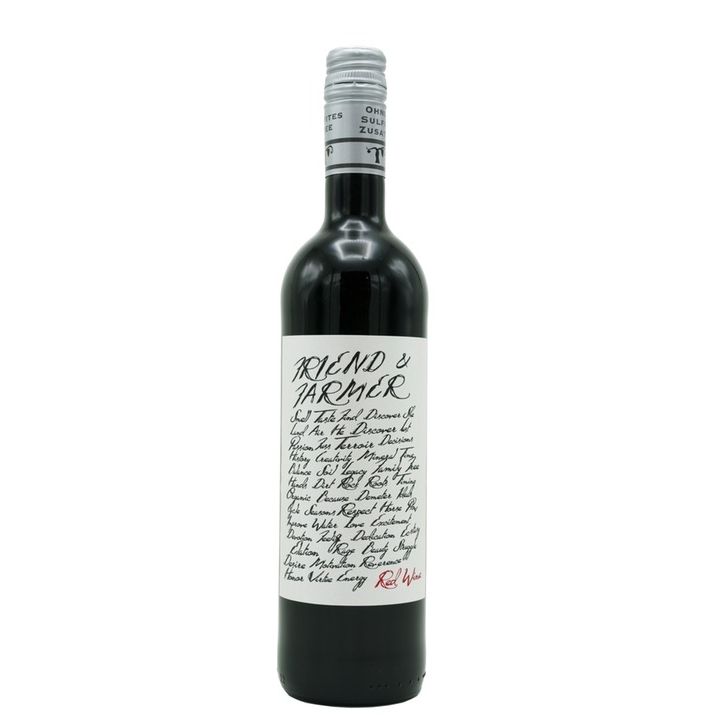 2018 FRIEND & FARMER, RED WINE, TEMPRANILLO, LA MANCHA, SPAIN (NATURAL WINE)-Happy Wine Calle Ocho