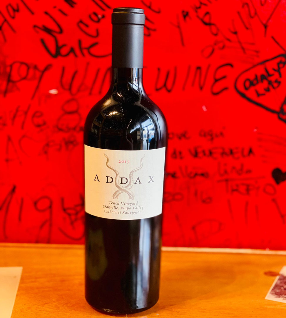 2018 ADDAX TENCH VINEYARD CABERNET SAUVIGNON, AOKVILLE CALIFORNIA-Happy Wine Calle Ocho