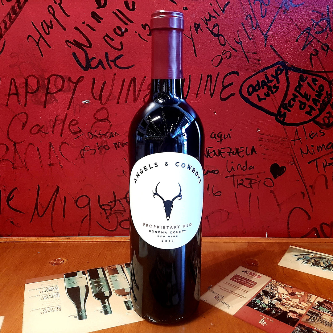 2019 ANGELS & COWBOYS PROPRIETARY RED, SONOMA COUNTY CALIFORNIA-Happy Wine Calle Ocho