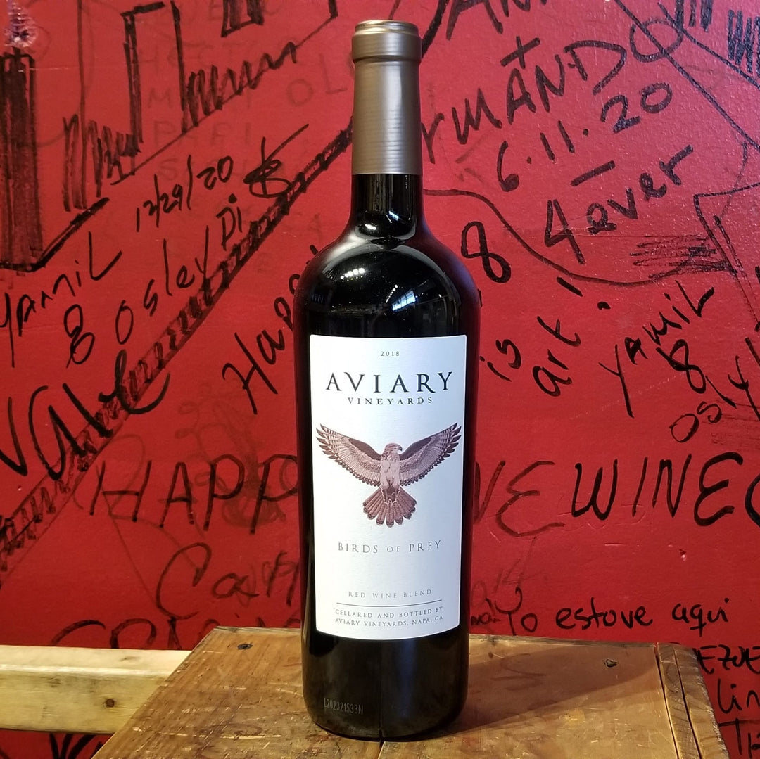 2019 AVIARY BIRDS OF PREY, RED BLEND, NAPA VALLEY CALIFORNIA-Happy Wine Calle Ocho