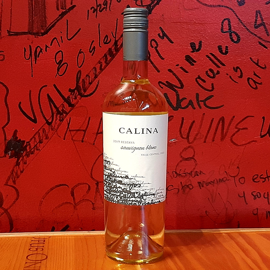 2019 CALINA SAUVIGNON BLANC RESERVA, CENTRAL VALLEY CHILE-Happy Wine Calle Ocho