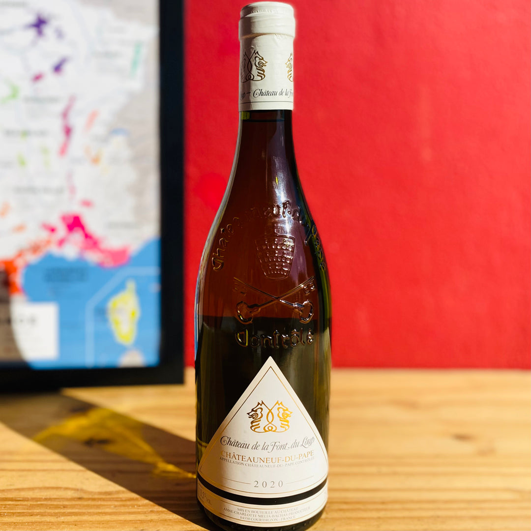 2020 CHATEAU DE LA FONT DU LOUP CHATEAUNEUF-DU-PAPE BLANC, RHONE FRANCE-Happy Wine Calle Ocho