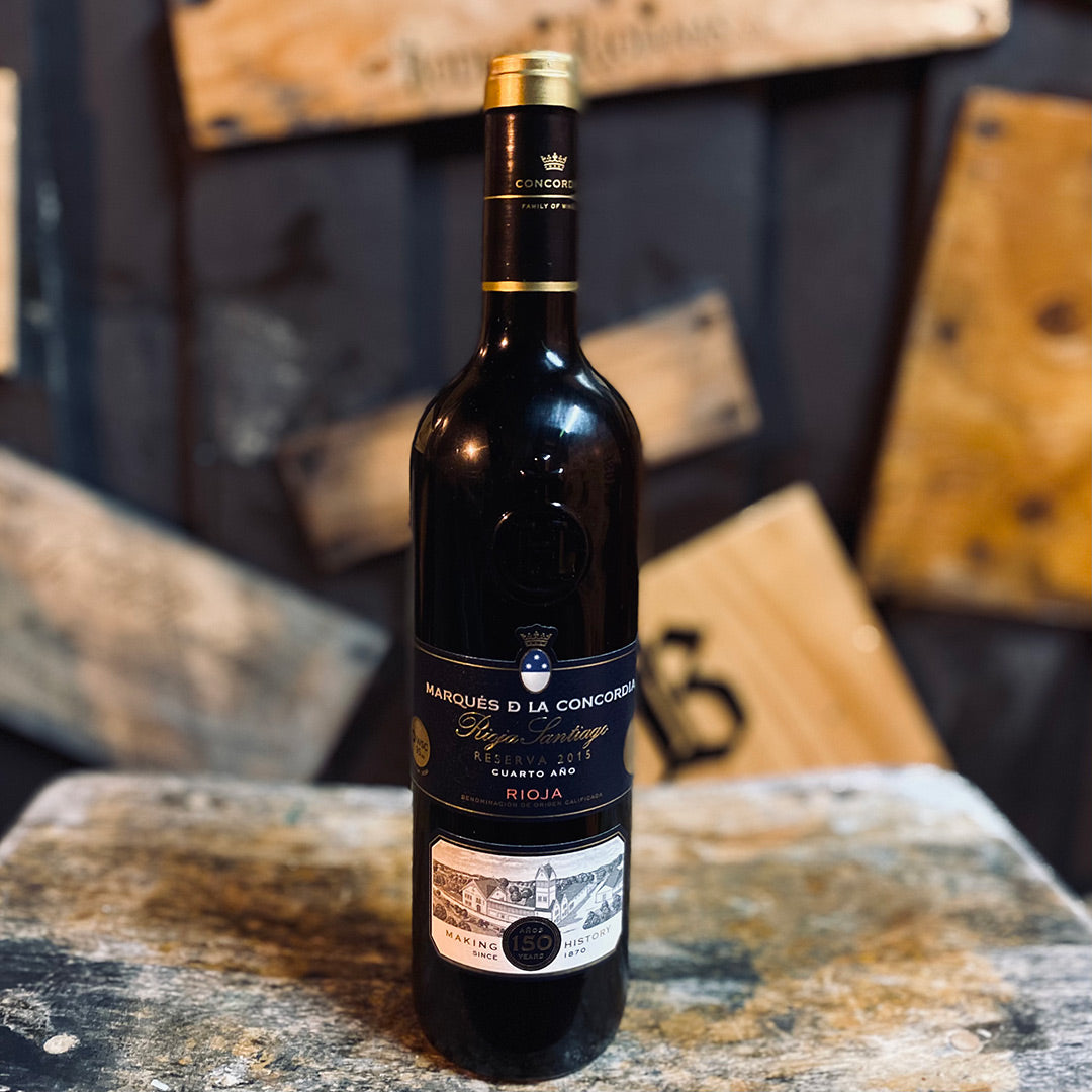 2015 MARQUES DE LA CONCORDIA RESERVA SANTIAGO, RIOJA SPAIN-Happy Wine Calle Ocho