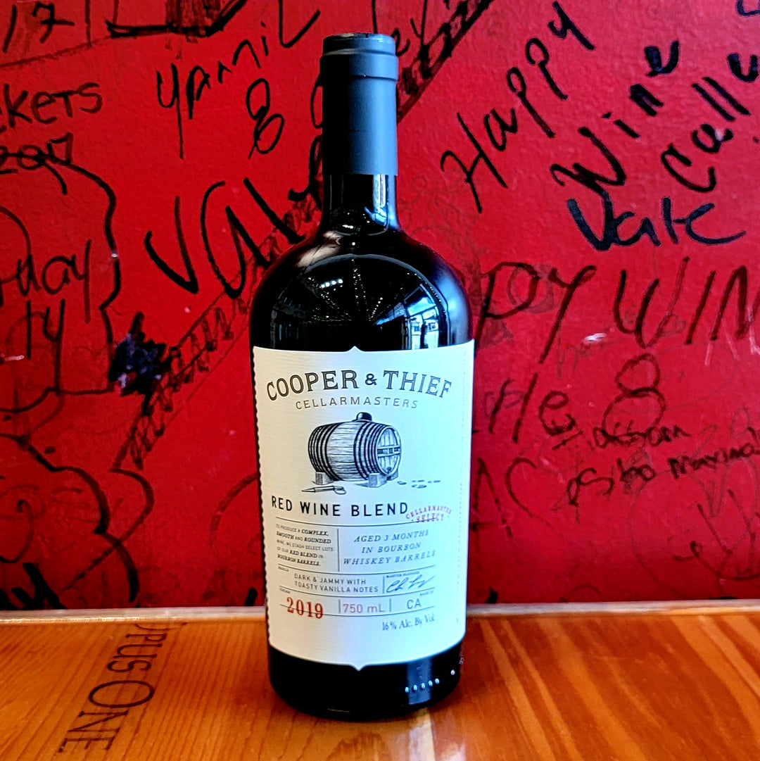 2021 COOPER & THIEF RED BLEND BOURBON BARREL AGED , CALIFORNIA-Happy Wine Calle Ocho