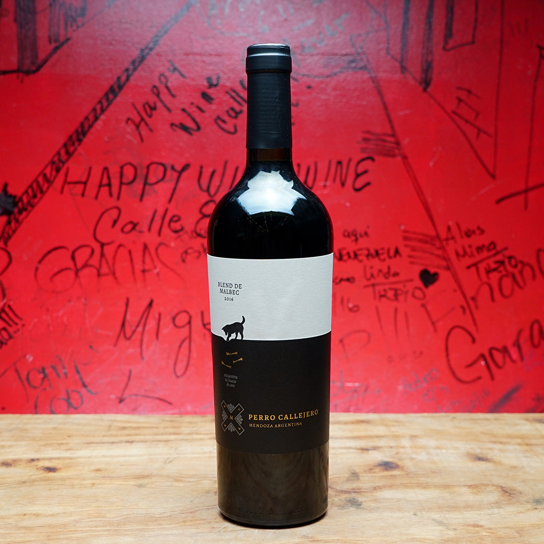 2021 PERRO CALLEJERO BLEND OF  MALBEC BY MOSQUITA MUERTA, MENDOZA ARGENTINA-Happy Wine Calle Ocho