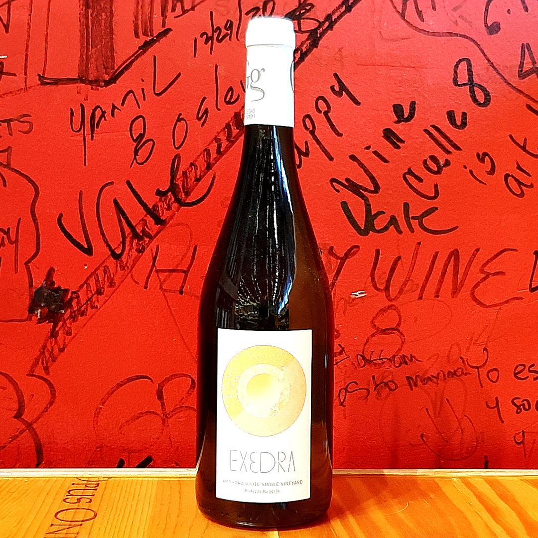 2019 BODEGAS PUIGGROS EXEDRA AMPHORA WHITE SINGLE VINEYARD, CATALUNYA SPAIN (NATURAL WINE)-Happy Wine Calle Ocho