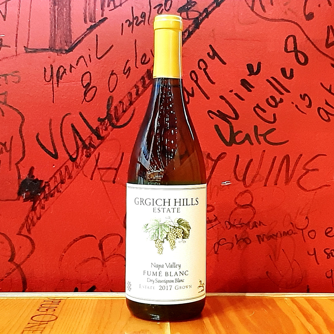 2021 GRGICH HILLS FUME BLANC, DRY SAUVIGNON BLANC, NAPA VALLEY CALIFORNIA-Happy Wine Calle Ocho