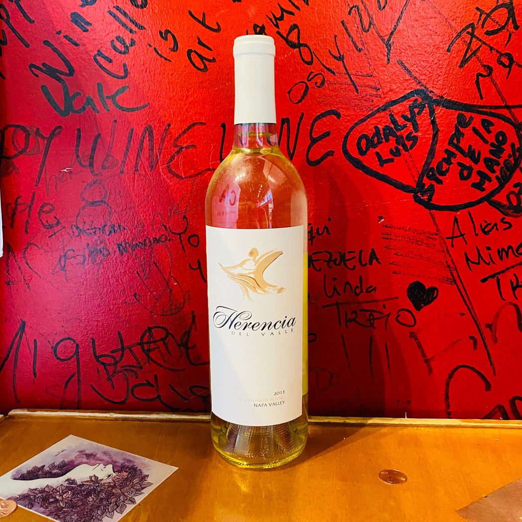 2015 HERENCIA DEL VALLE, SAUVIGNON BLANC, NAPA VALLEY, CALIFORNIA-Happy Wine Calle Ocho
