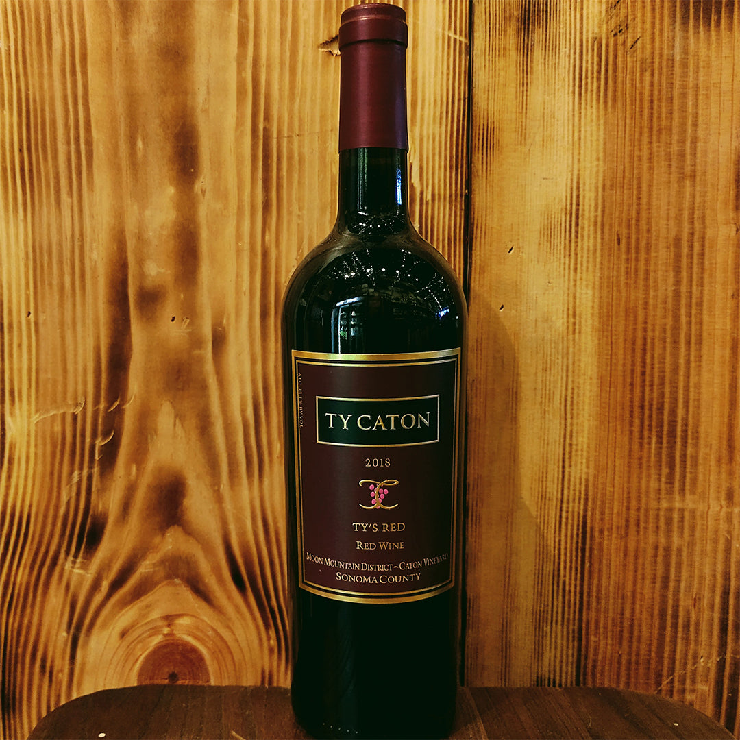 2018 TY CATON ESTATE TY'S RED BLEND, MOON MOUNTAIN DISTRICT SONOMA COUNTY CALIFORNIA-Happy Wine Calle Ocho