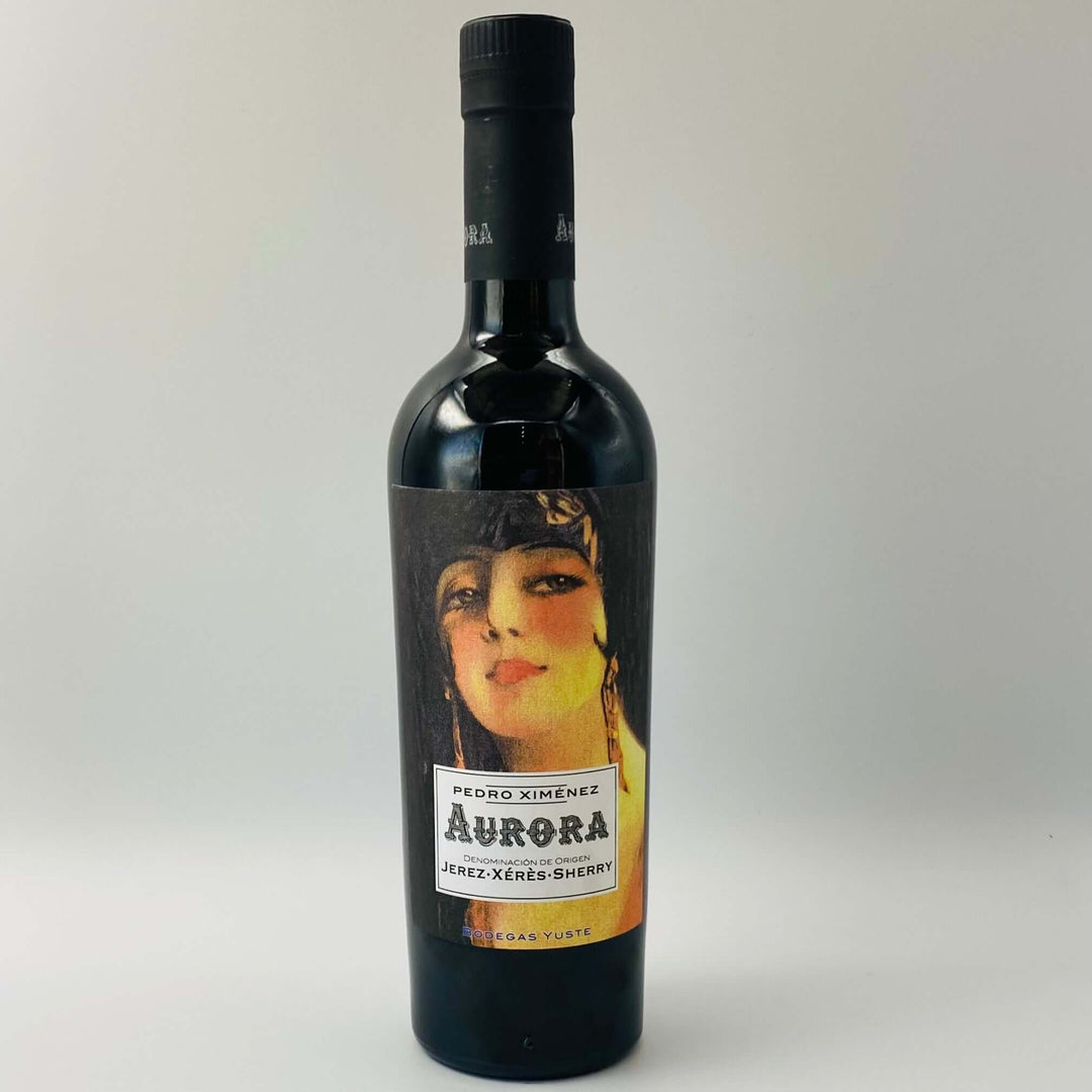 BODEGAS YUSTE AURORA PEDRO XIMENEZ SHERRY, ANDALUCIA SPAIN 500ML-Happy Wine Calle Ocho