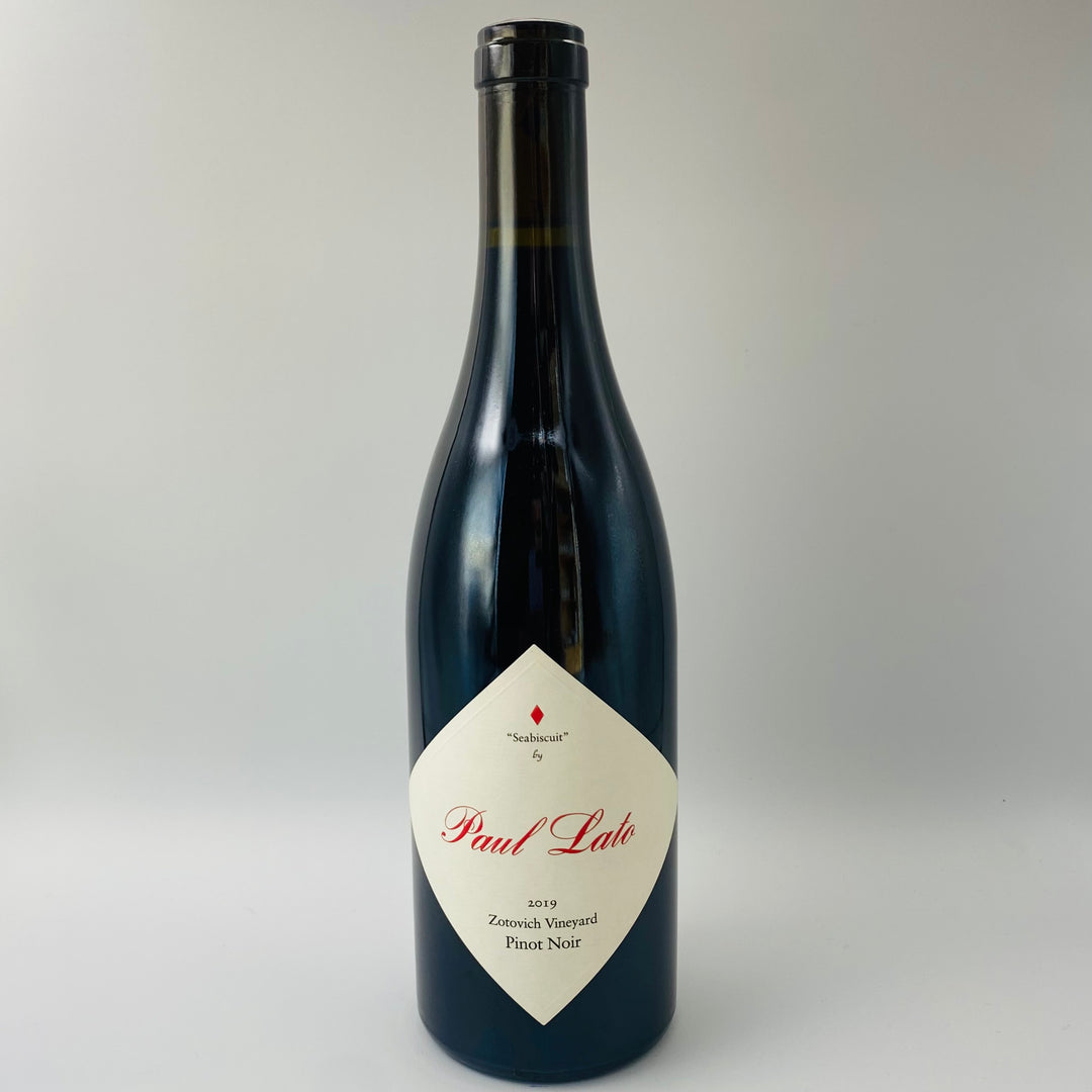 2019 PAUL LATO SEABISCUIT PINOT NOIR  ZOTOVICH VINEYARD, SANTA RITA HILLS CALIFORNIA-Happy Wine Calle Ocho