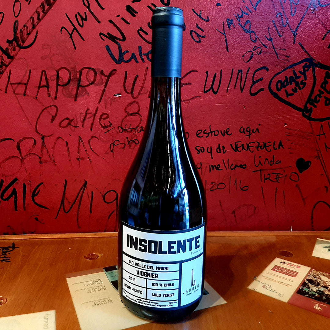 2018 LAURENT, VIOGNIER, INSOLENTE, MAIPO VALLEY, CHILE-Happy Wine Calle Ocho