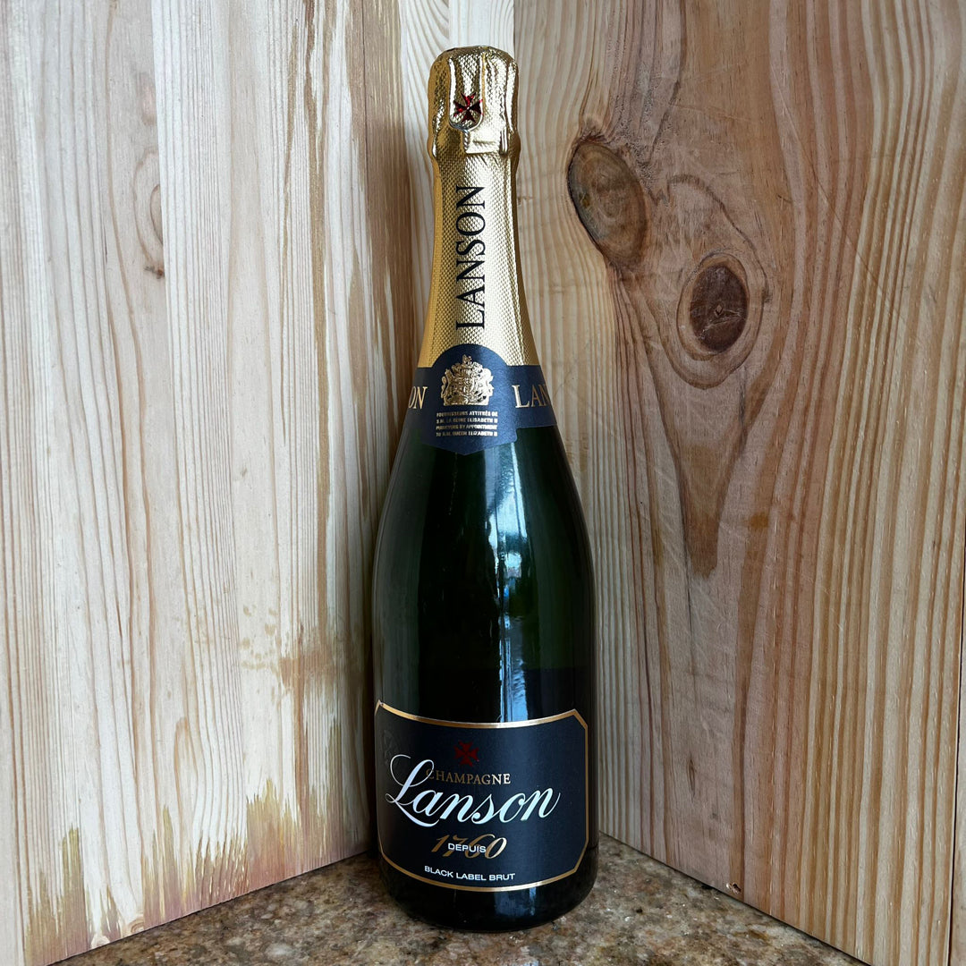 LANSON LE BLACK LABEL BRUT, CHAMPAGNE FRANCE-Happy Wine Calle Ocho