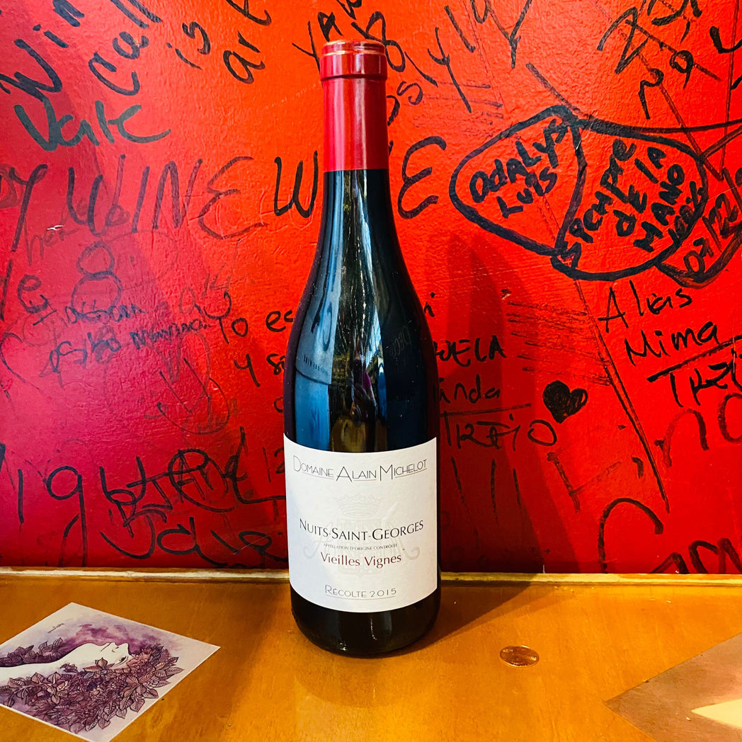 2015 DOMAINE ALAIN MICHELOT, NUITS ST GEORGE, VIELLES VIGNES, COTES DE NUITS, FRANCE-Happy Wine Calle Ocho