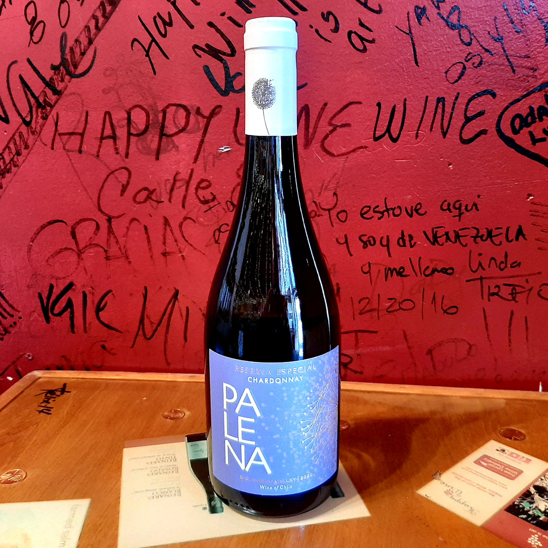 2020 PALENA CHARDONNAY, MAIPO VALLEY CHILE-Happy Wine Calle Ocho