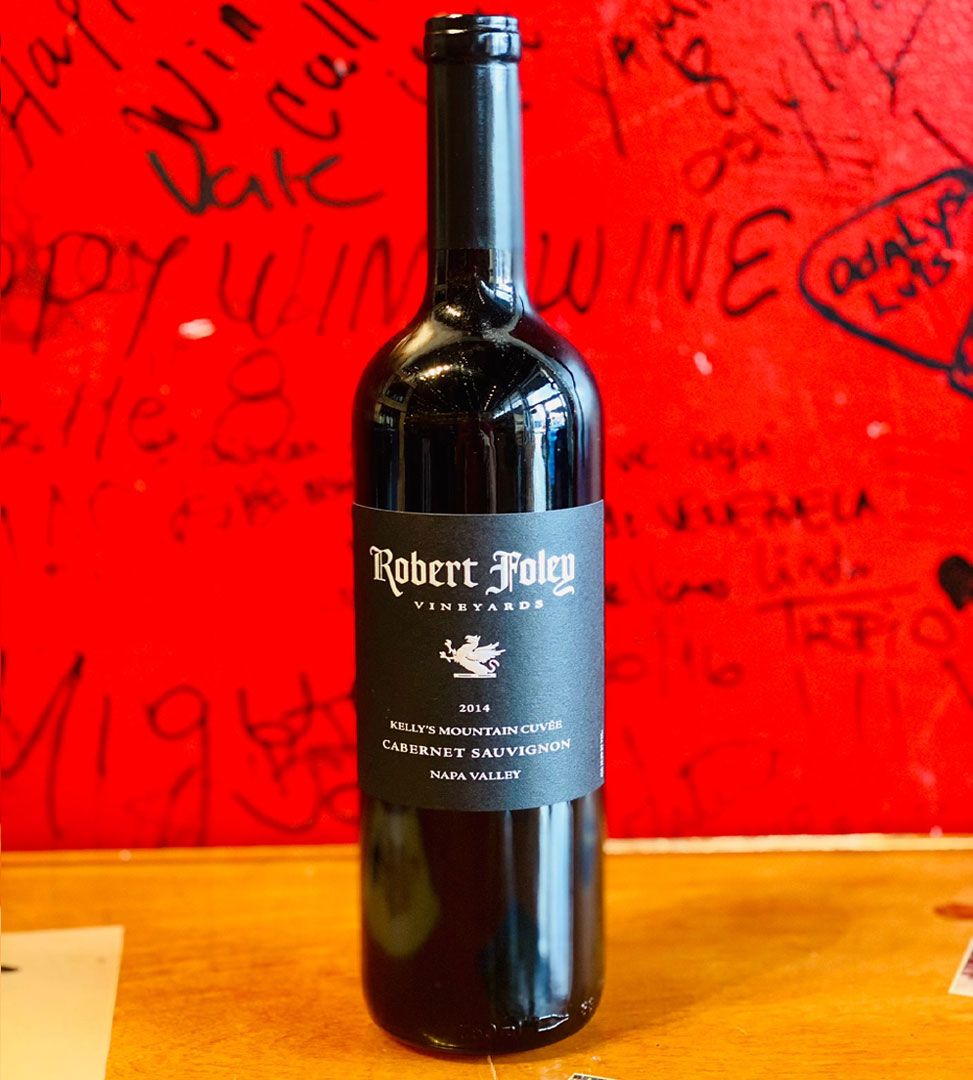 2014 ROBERT FOLEY, KELLY MOUNTAIN, CABERNET SAUVIGNON, NAPA VALLEY CALIFORNIA-Happy Wine Calle Ocho
