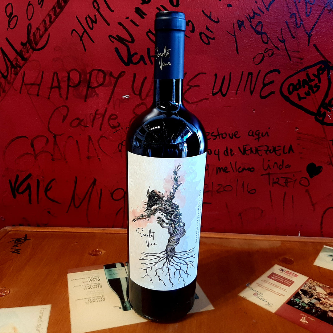 2019 SCARLETT SELECTED HILLSIDE VINEYARDS CABERNET SAUVIGNON, MAIPO VALLEY CHILE-Happy Wine Calle Ocho