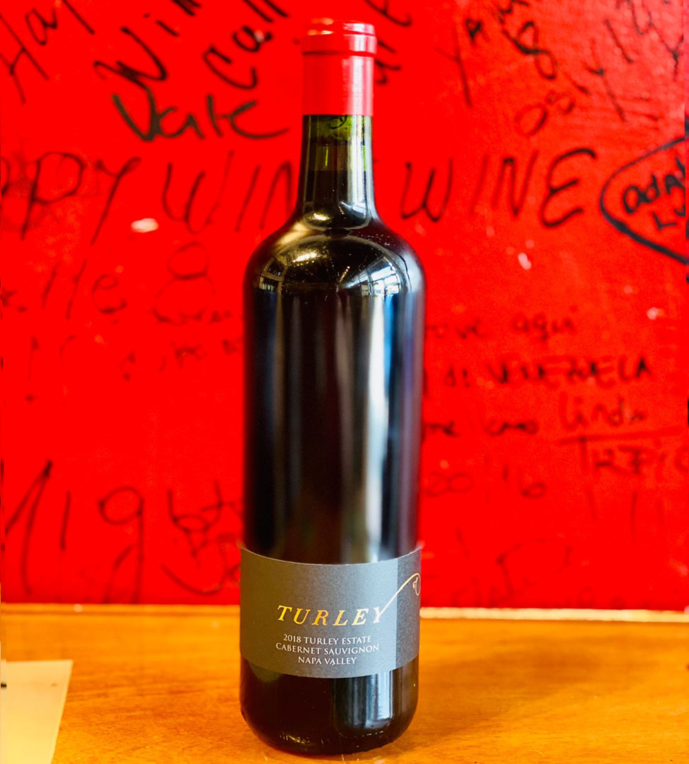 2018 TURLEY ESTATE CABERNET SAUVIGNON, NAPA VALLEY CALIFORNIA-Happy Wine Calle Ocho