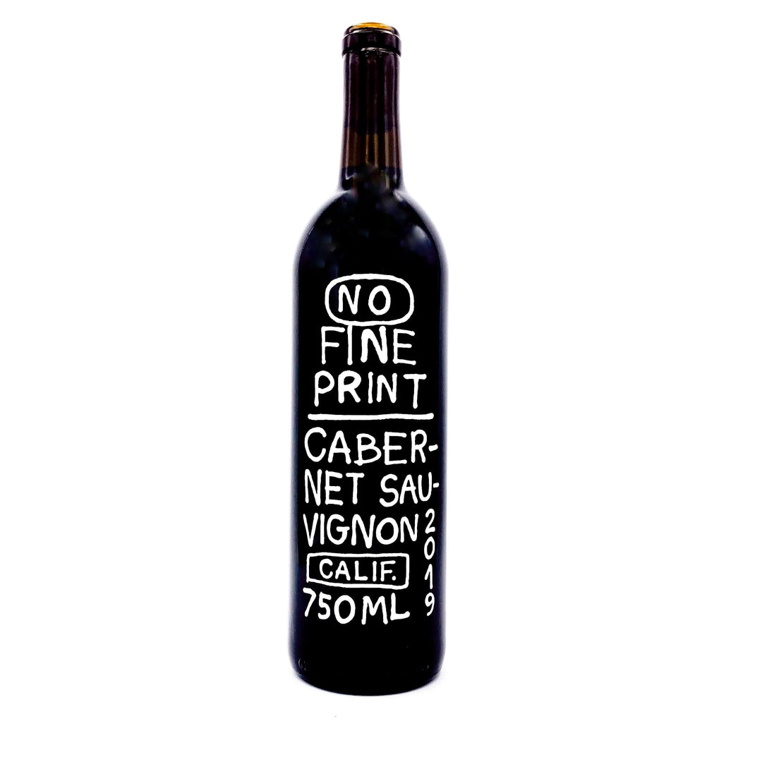 2019 NO FINE PRINT CABERNET SAUVIGNON, CALIFORNIA-Happy Wine Calle Ocho