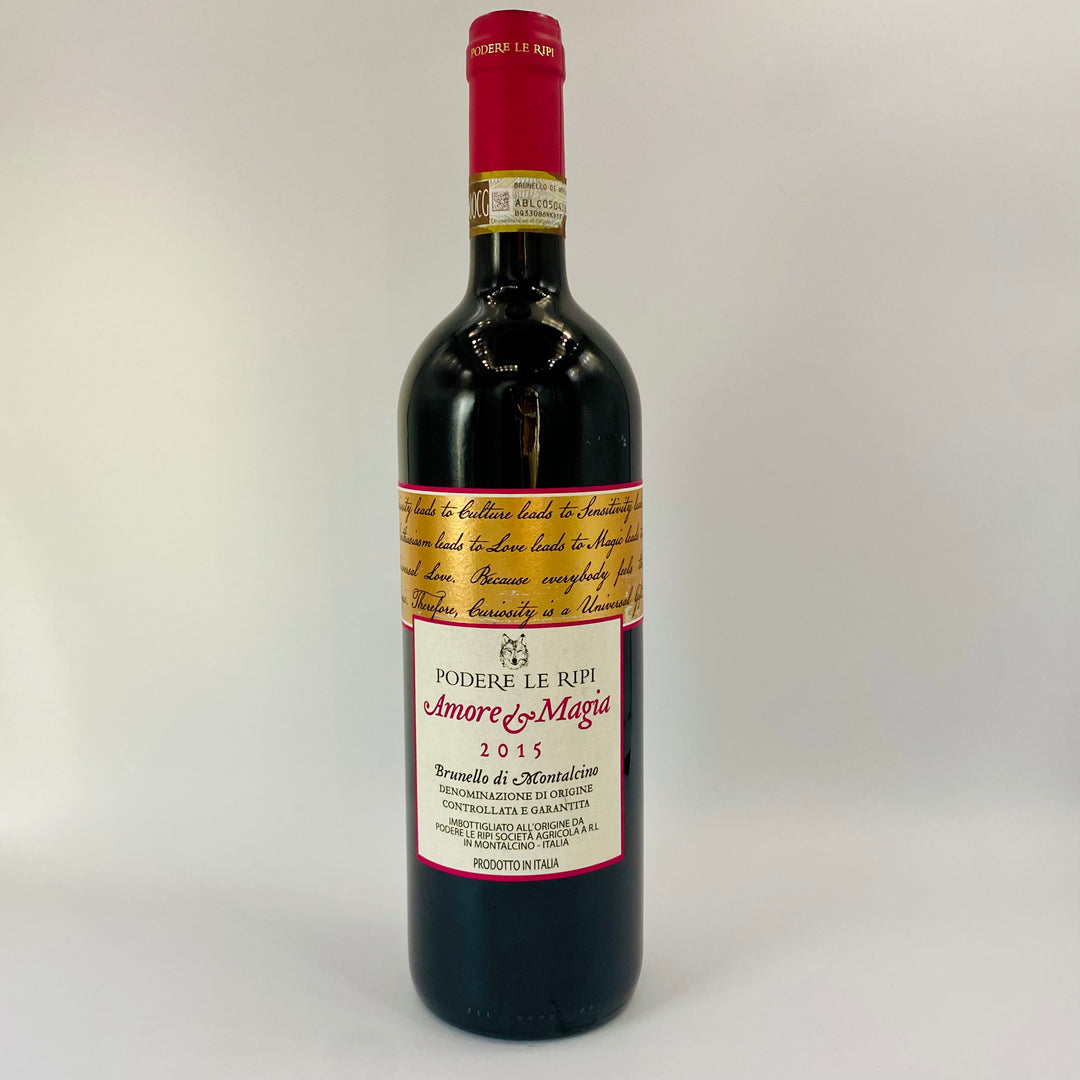 2015 PODERE LE RIPI AMORE E MAGIA, BRUNELLO DI MONTALCINO TUSCANY ITALY-Happy Wine Calle Ocho