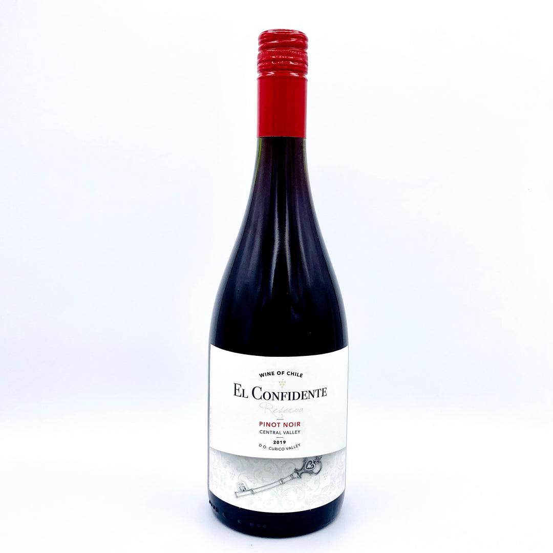 2019 EL CONFIDENTE PINOT NOIR RESERVA, CURICO VALLEY CHILE Copy-Happy Wine Calle Ocho