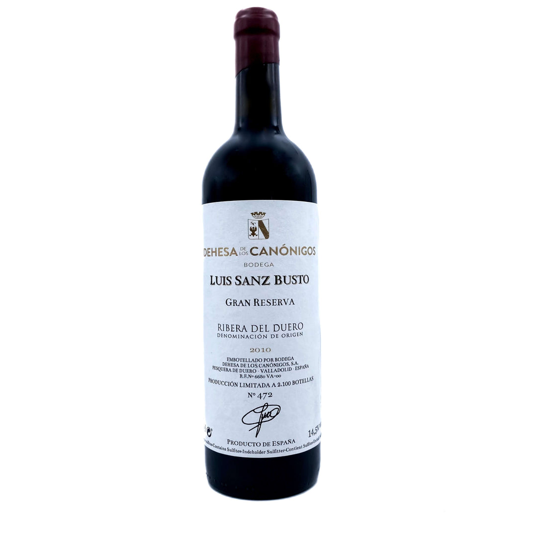 2010 DEHESA DE LOS CANÓNIGOS LUIS SANZ BUSTO GRAN RESERVA, RIBERA DEL DUERO SPAIN/-Happy Wine Calle Ocho
