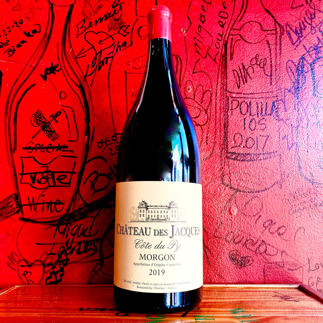 2019 CHATEAU DES JACQUES COTE DU PY MORGON 3 LITERS GAMAY, BEAUJOLAIS, BURGUNDY FRANCE-Happy Wine Calle Ocho