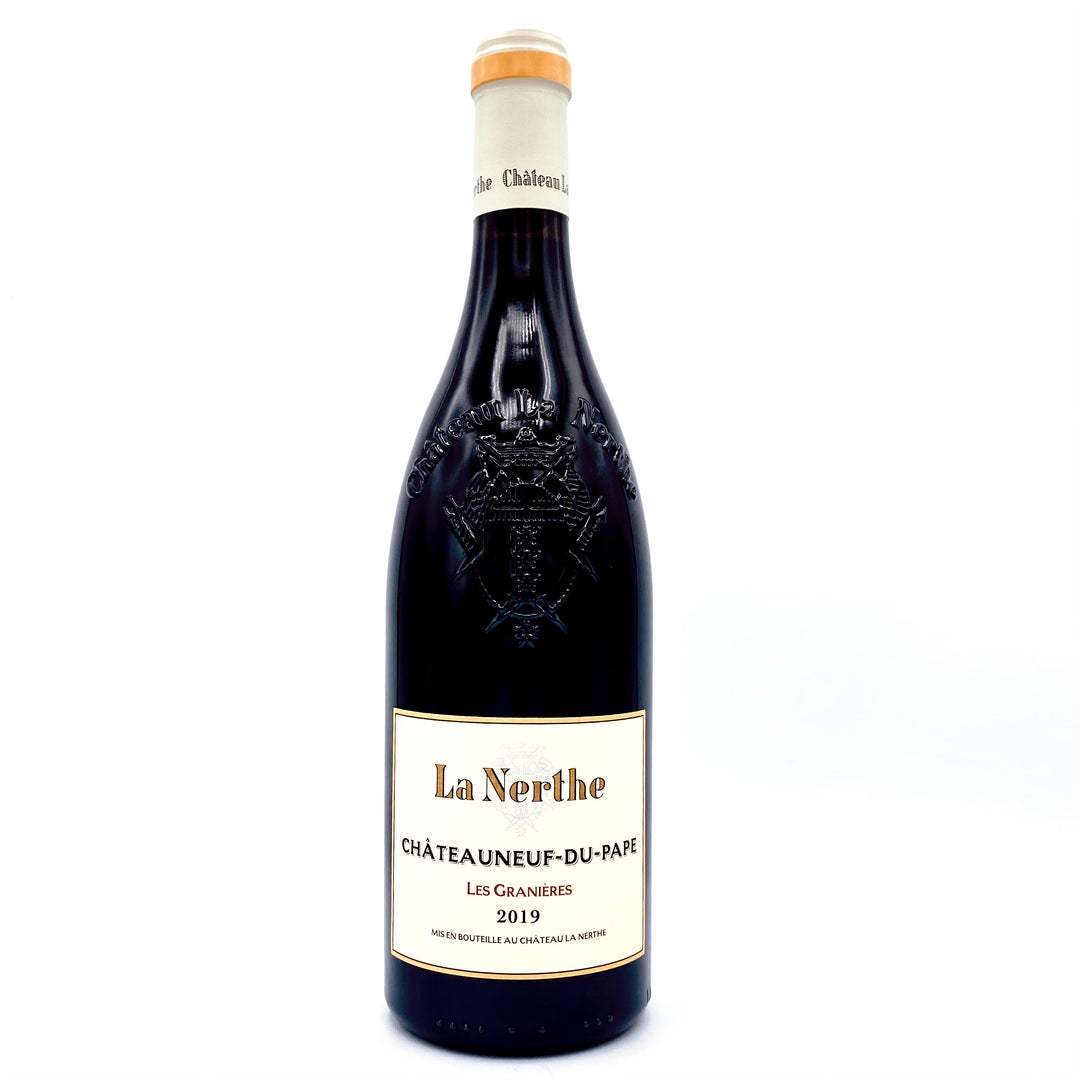 2019 LA NERTHE CHATEAUNEUF-DU-PAPE LES GRANIERES, RHONE FRANCE-Happy Wine Calle Ocho